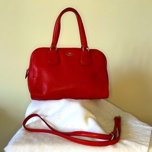 Coach Pebble Leather Satchel